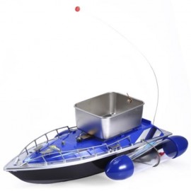 MINI RC WIRELESS 200M FISHING LURE BAIT BOAT FOR FINDING FISH (BLUE)