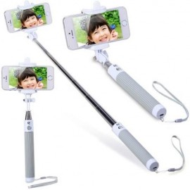 BLUETOOTH V3.0 REMOTE CONTROL SELF TIMER CAMERA MONOPOD WITH CLIP STAND (GRAY)