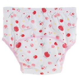 CUTE COTTON WASHABLE ELASTIC PRINTED BABIES DIAPER PANTS (FRUITS)