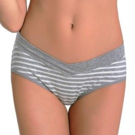 COTTON PURE COLOR BREATHABLE U-SHAPE LOW WAIST BRIEFS FOR PREGNANT WOMEN (#7)