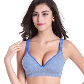COTTON PURE COLOR BREATHABLE WIRE FREE NURSING BRA FOR PREGNANT WOMEN (#6)