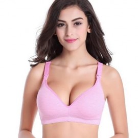COTTON PURE COLOR BREATHABLE WIRE FREE NURSING BRA FOR PREGNANT WOMEN (#4)