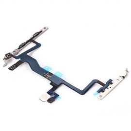 ON / OFF POWER VOLUME BUTTON MUTE CONTROL MIC FLASH METAL PLATE FLEX CABLE REPLACEMENT FOR