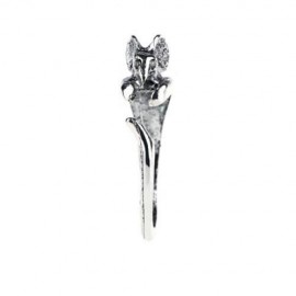 ANIMAL DESIGN ALLOY OPEN RING FOR LADIES (SILVER)