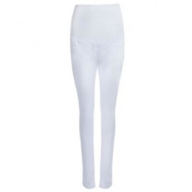 COTTON BLEND PREGNANT WOMEN PANTS (WHITE)