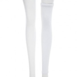 SPORT KNEELET LEG KNEE LONG SLEEVE FOR FOOTBALL BASKETBALL CYCLING (WHITE)