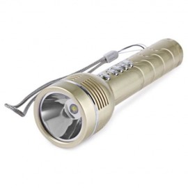 L - 538 MINI MP3 PLAYER 150 LUMENS LED FLASHLIGHT SPEAKER SUPPORT FM RADIO FUNCTION (SILVE