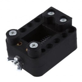 PLASTIC WATCH BACK COVER HOLDER UNCOVERING INSTRUMENT ADJUSTABLE OPENER REMOVER VISE (BLAC