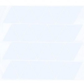 32PCS WALL STICKER TRIANGLE DESIGN HOME DECOR FOR CHILDREN ROOM (WHITE)