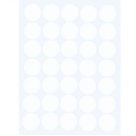 35PCS WALL STICKER DOTS DESIGN HOME DECOR FOR CHILDREN ROOM (WHITE)