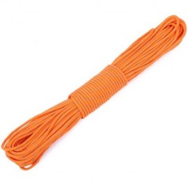 POLYMER CORE 31M REFLECTIVE MILITARY SURVIVAL PARACHUTE ROPE FOR OUTDOOR ACTIVITIES (ORANG
