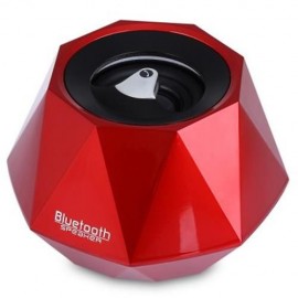 S - 609 MINI DIAMOND DESIGN WIRELESS BLUETOOTH 3.0   EDR STEREO SPEAKER WITH BUILT-IN MICR