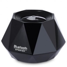 S - 609 MINI DIAMOND DESIGN WIRELESS BLUETOOTH 3.0   EDR STEREO SPEAKER WITH BUILT-IN MICR