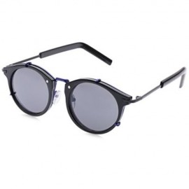 COLORED COATING OPTICAL EYEGLASSES INKJET UNISEX FLOG SUNGLASSES (BLUE BLACK)