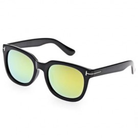 CLASSIC VINTAGE  GIRLS MIRRORED LENS LIGHT EYEGLASSES (BLACK GOLD)