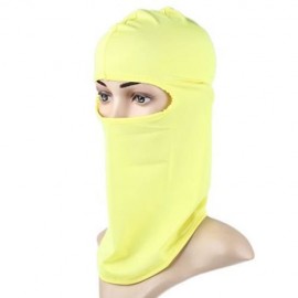 UNISEX OUTDOOR FULL FACE HELMET PROTECTION SKI NECK CYCLING MOTORCYCLE MASK HEADWEAR (YELL