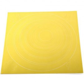 30 X 30CM STYLISH POLKA CIRCLE REMOVABLE WATERPROOF DECORATIVE BACKGROUND WALL STICKER (YE