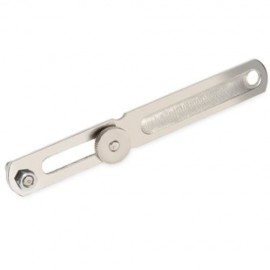 STAINLESS STEEL ADJUSTABLE STAINLESS STEEL WRENCH SPANNER WATCH HANDLE CASE OPENER (SILVER