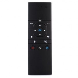 TZ MX9 - M 2.4GHZ WIRELESS KEYBOARD AIR MOUSE REMOTE CONTROL WITH IR LEARNING MODE (BLACK)