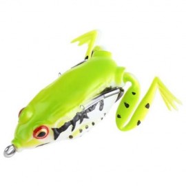 FRESHWATER RAY FROG FISHING LURE HOOKS FISH BAIT TACKLEÂ  (NEON GREEN)