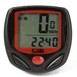 SUNDING SD - 548B OUTDOOR MULTIFUNCTION WATER RESISTANT LCD CYCLING ODOMETER SPEEDOMETER (