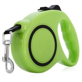 3M ONE-HANDED LOCK RETRACTABLE PET LEASH WALKING DOG LEAD (GREEN)