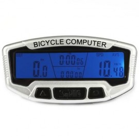 SUNDING SD - 558A OUTDOOR MULTIFUNCTION WATER RESISTANT CYCLING ODOMETER SPEEDOMETER WITH 