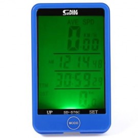 SUNDING SD - 576C WATER RESISTANT TOUCH SCREEN WIRELESS BIKE COMPUTER SPEEDOMETER WITH LCD