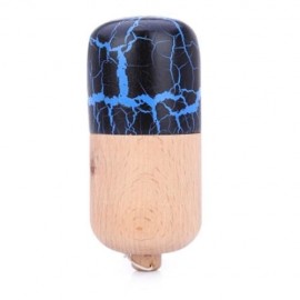 JAPANESE TRADITIONAL GAME STRING TOY BALANCE SKILL DEVELOPMENTAL WOOD PILL KENDAMA (BLUE)