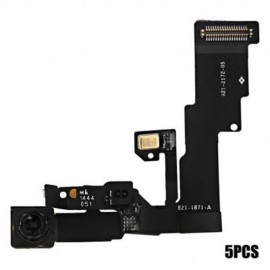 5PCS FRONT FACING CAMERA FLEX CABLE REPLACEMENTS FOR IPHONE 6 (BLACK)