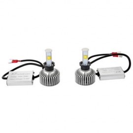 H3 - A 6000K X7 CAR LED HEADLIGHT BULBS ALL-IN-ONE CONVERSION KIT