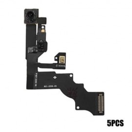 5PCS FRONT FACING CAMERA FLEX CABLE REPLACEMENTS FOR IPHONE 6 PLUS (BLACK)