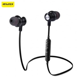 AWEI A980BL BLUETOOTH 4.0 WIRELESS SPORTS EARPHONES WITH HANDSFREE VOLUME CONTROL SONGS TR