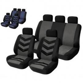 T22552RG 9PCS CAR SEAT COVER SET WATER-RESISTANT ANTI-DUST SANDWICH FABRICS AUTO CUSHION P