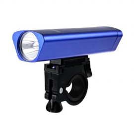 OUTDOOR ALUMINUM ALLOY BICYCLE LED FRONT LIGHT WITH FRAME SET (BLUE)