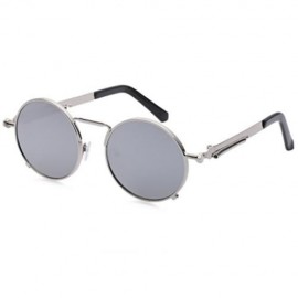 STYLISH COLORED COATING LADIES EYEWEAR ROUND FRAME PUNK FROG SUNGLASSES (#2)