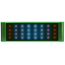 JY - 28A BLUETOOTH WIRELESS COLORFUL LED SPEAKER WITH MICROPHONE (GREEN)