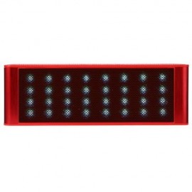 JY - 28A BLUETOOTH WIRELESS COLORFUL LED SPEAKER WITH MICROPHONE (RED)