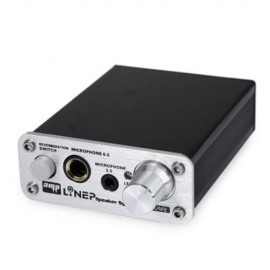 A907 ULTRA COMPACT 2 CHANNEL PC MICROPHONE SOUND AMPLIFIER WITH 3.5MM / 6.5MM AUDIO SLOT (