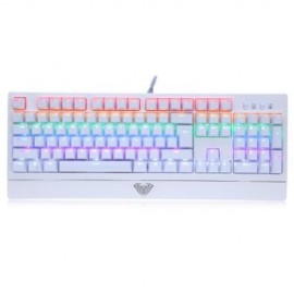 AULA 104-KEY LED BACKLIT MECHANICAL GAMING KEYBOARD (WHITE)