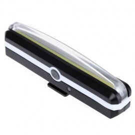 WATERPROOF USB RECHARGEABLE LED BIKE TAIL LIGHT BRIGHT 100 LUMENS (BLACK)