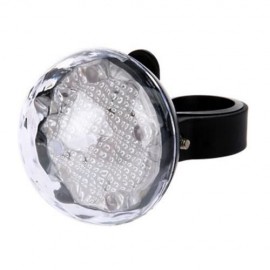 SUPER BRIGHT BICYCLE BIKE 5 LEDS REAR TAIL LIGHT FLASH WARNING LAMP (WHITE)