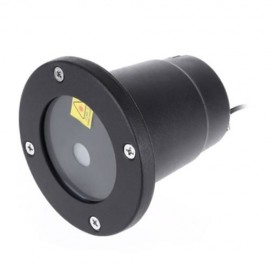 OUTDOOR LED RED GREEN LASER PROJECTOR LAMP LANDSCAPE LAWN GARDEN LIGHT (BLACK)