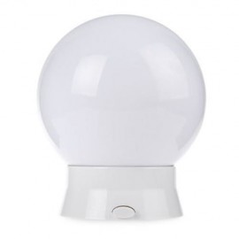 6 INCHES LED MOOD NIGHT LIGHT COLORFUL MOTION PATTERNED SPHERE FOR PARTY (WHITE)