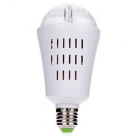 E27 3W RGB LED AUTO ROTATING BULB PARTY LIGHT PROJECTOR LIGHTING (WHITE LIGHT)