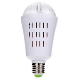 E27 3W RGB LED AUTO ROTATING BULB PARTY LIGHT PROJECTOR LIGHTING (RGB COLOR)