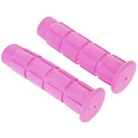 PAIRED SOFT CYCLING ADHESIVE PERFORMANCE RUBBER HANDLEBAR GRIP (PINK)