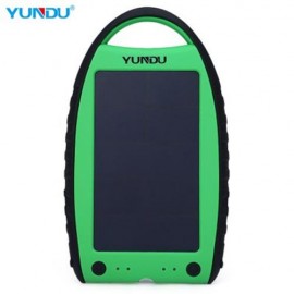 YUNDU YD - T018 7000MAH SOLAR POWER BANK WATERPROOF SHOCKPROOF ANTI-DUST PORTABLE CHARGER 