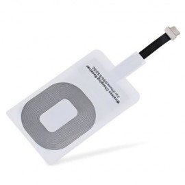 8-PIN INPUT DEVICES WIRELESS CHARGING ADAPTER MODULE PAD COIL LONG TYPE (WHITE)