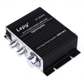 LEPY LP - 2020A HIFI DIGITAL STEREO AMPLIFIER WITH OVER-CURRENT PROTECTION (BLACK)